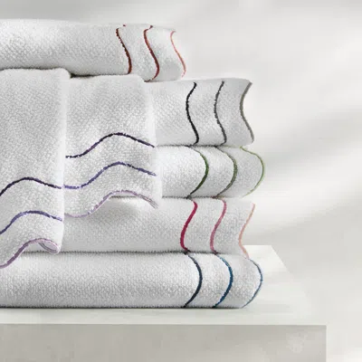 Kassatex Shopbop Wavy Towels In White
