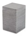 Kassatex Slate Cotton Jar In Grey