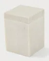 Kassatex Slate Cotton Jar In Ivory