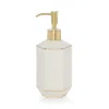 Kassatex St. Honore Lotion Bottle In White / Gold
