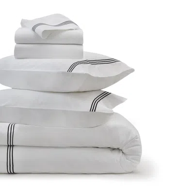 Kassatex Strada Embroidered Percale Bedding Bundle In White