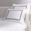 Kassatex Strada Embroidered Percale Shams In White