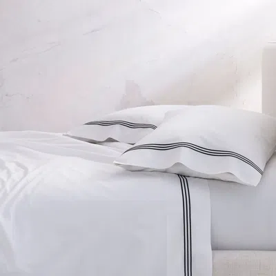 Kassatex Strada Embroidered Percale Sheet Set