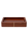 KASSATEX SUTTON ACACIA WOOD SOAP DISH