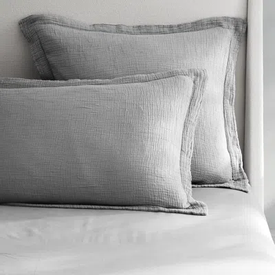 Kassatex The Fluff Sham Set Of 2 In Gray