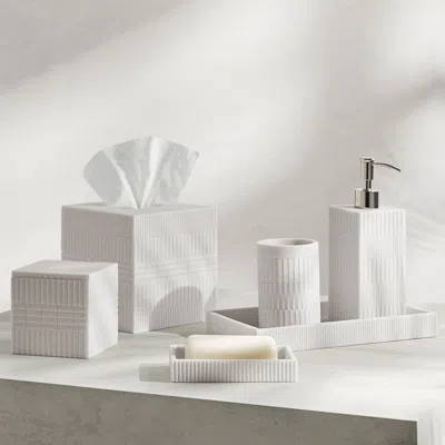 Kassatex Urbano Bath Accessories In White