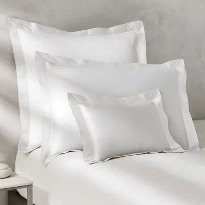 Kassatex Vicenza Sateen Italian Shams In White