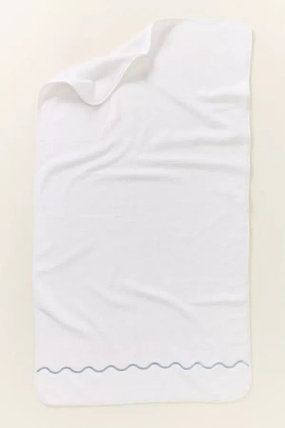 Kassatex X Erin Gates Ripple Embroidered Towel Collection In White