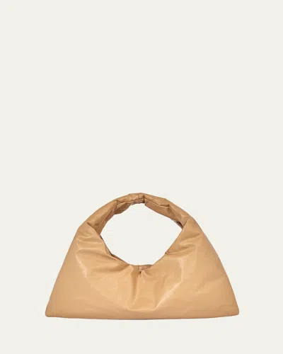 Kassl Anchor Small Faux-leather Shoulder Bag In Latte