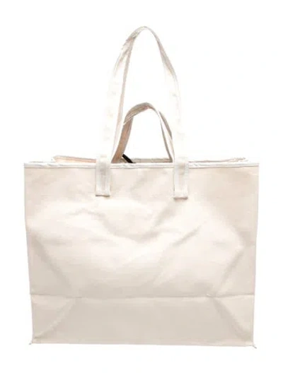 Pre-owned Kassl Canvas Tote In Neutrals