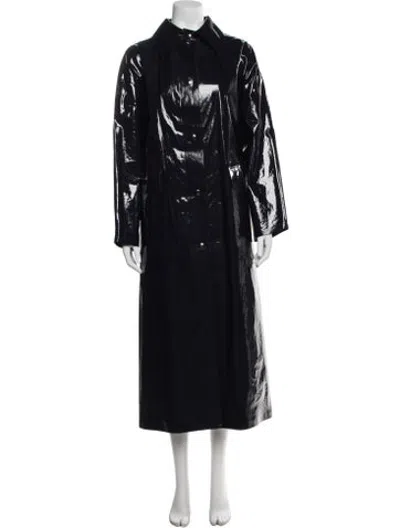 Pre-owned Kassl Coat In Blue