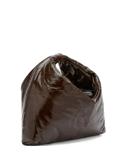 Kassl Editions Anchor Shoulder Bag In Brown