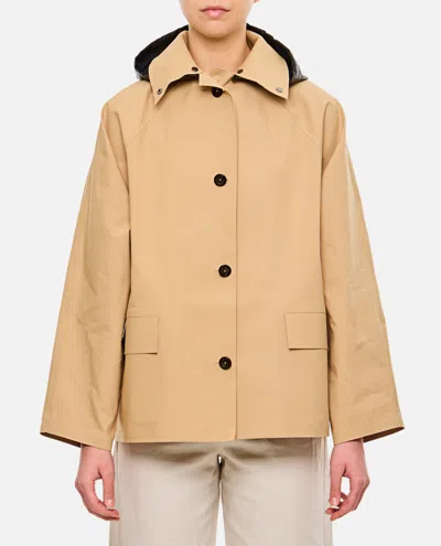 KASSL EDITIONS BEIGE HOODED JACKET