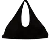 KASSL EDITIONS BLACK ANCHOR SMALL SUEDE TOTE