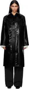Kassl Editions Black Original Below Lacquer Coat In 0001 Black