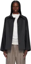 Kassl Editions Black Original Hip Rubber Jacket In 0001 Black