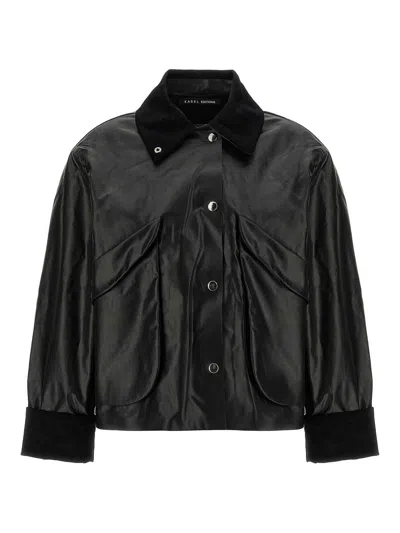 KASSL EDITIONS BLAZER - NEGRO