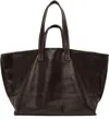 Kassl Editions Brown Lamb Leather Tote