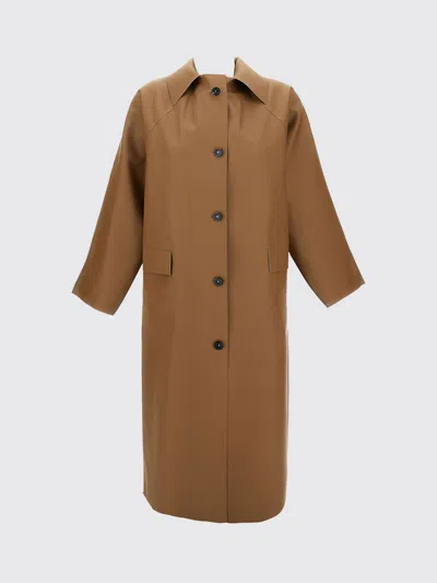 Kassl Editions Coat  Woman Color Beige In Brown