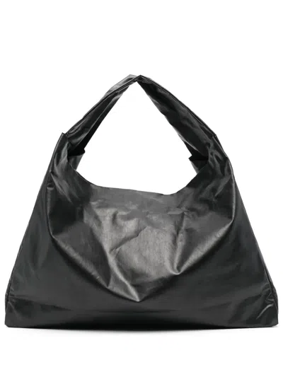 Kassl Editions Faux-leather Tote Bag In Black