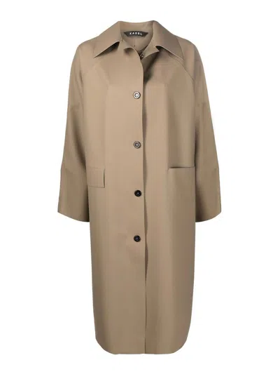 KASSL EDITIONS GABARDINA - MARRÓN TOPO