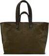 KASSL EDITIONS KHAKI SUEDE TOTE