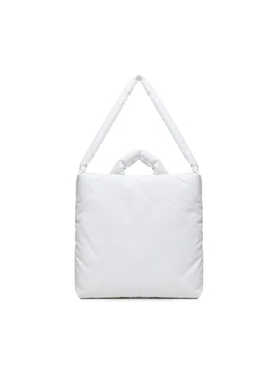 Kassl Editions Medium Oil Pillow Bag In White