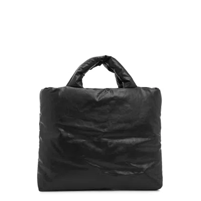 Kassl Editions Oil Small Black Padded Coated Tote