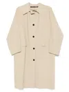Kassl Editions Original Below Rubber Coat In Neutral