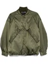 Kassl Editions Padded Bomber Jacket In Green