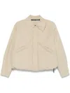 Kassl Editions Padded Bomber Jacket In Neutrals