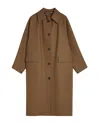 Kassl Editions Rubber Trench Coat With Button Closure In Brown