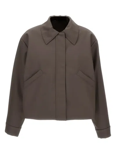 KASSL EDITIONS SHORT RUBBER BOMBER JACKET