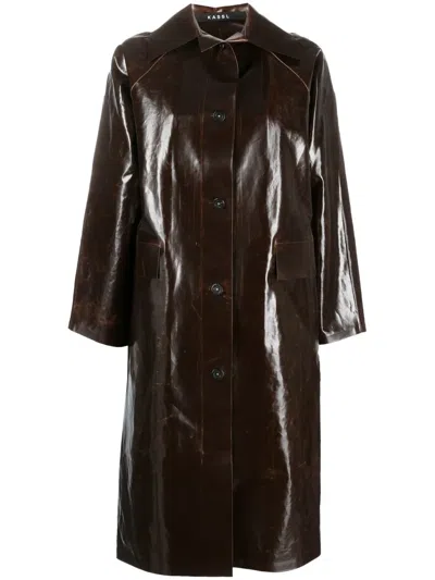 Kassl Editions Brown Skai Coat