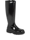 Kassl Editions X Tretorn Tijntje Glossed Rubber Wellington Boots In Black