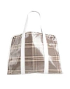 Kassl Editions Woman Handbag Taupe Size - Virgin Wool, Polypropylene In Grey