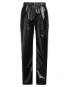 Kassl Editions Woman Pants Black Size 8 Polyurethane, Cotton In Black