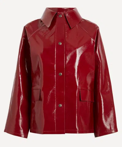 Kassl Editions Women's Original Hip Lacquer Wool Red Jacket
