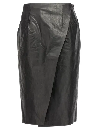 Kassl Editions 'wrap Skirt Oil' Skirt