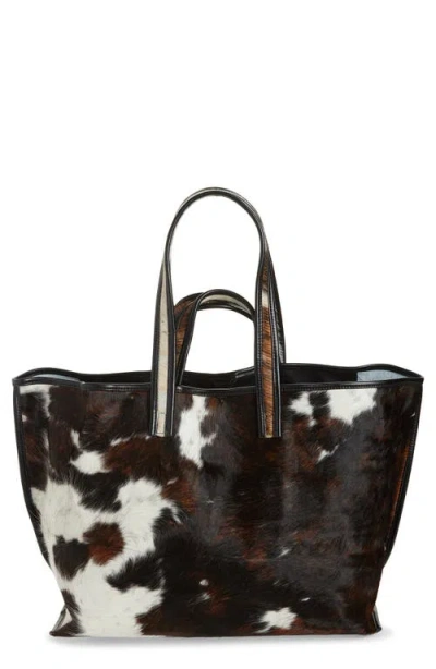 Kassl Genuine Cow Hair Tote In Multi