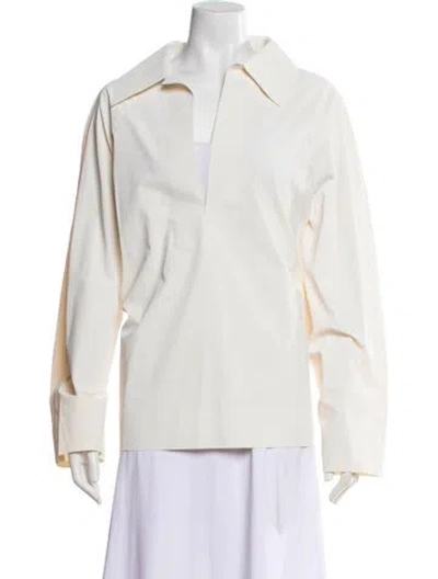 Pre-owned Kassl Long Sleeve Top W/ Tags In Neutral