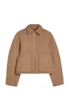 Kassl Merino Wool Jacket In Tan