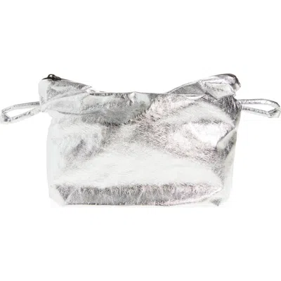 Kassl Metallic Pouch Clutch