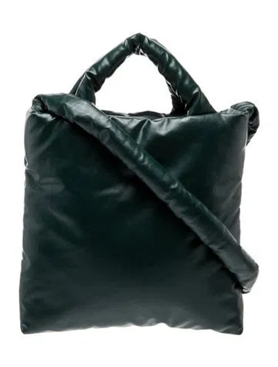 Pre-owned Kassl Nylon Shoulder Bag In Green