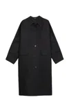 Kassl Original Below Rubber Coat In Black