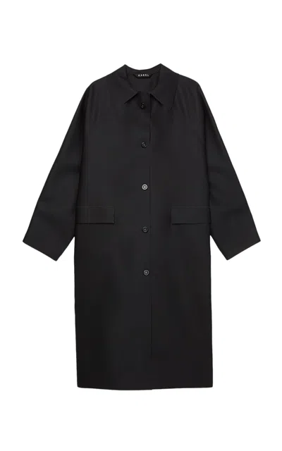 Kassl Original Below Rubber Coat In Black