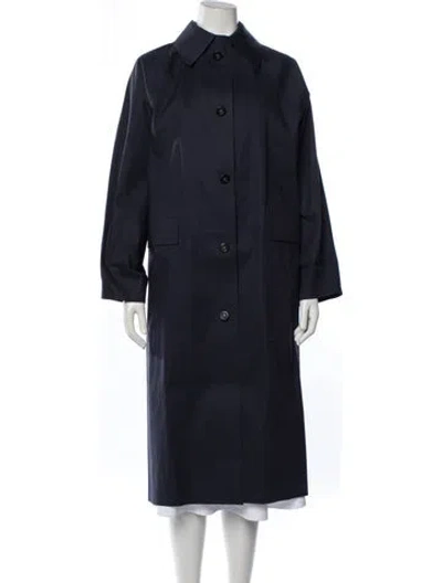 Pre-owned Kassl Trench Coat In Blue