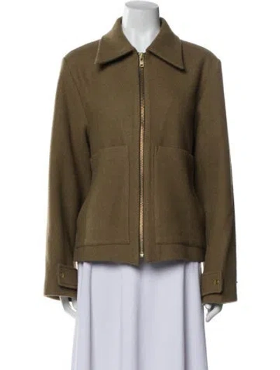 Pre-owned Kassl Wool Jacket In Green