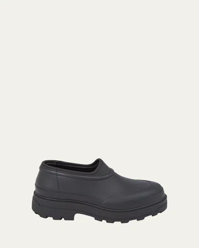 Kassl X Tretorn Beth Rubber Rain Loafers In Black