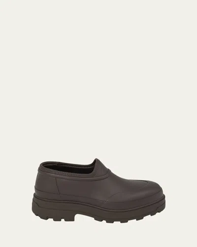 Kassl X Tretorn Beth Rubber Rain Loafers In Brown